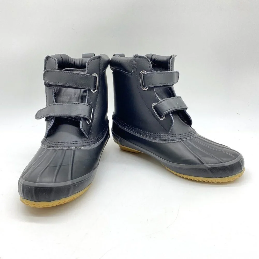 Habands‎ Ice House Winter Duck Boots Men 9D Black Insulated Waterproof Snow Rain